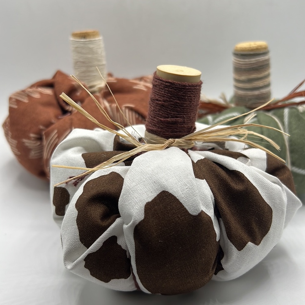 Farmhouse Pumpkin Decor Set of 4